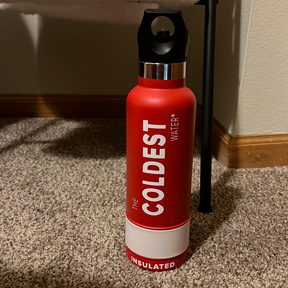 The Coldest Water Sports Bottle - Red Stainless Steel